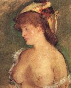 Edouard Manet Blond Woman with Bare Breasts china oil painting reproduction